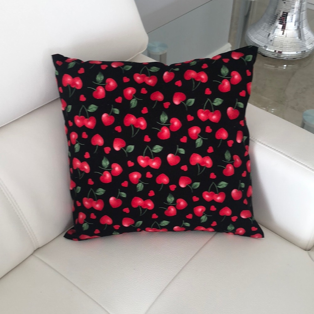 CHERRY PILLOW  .New